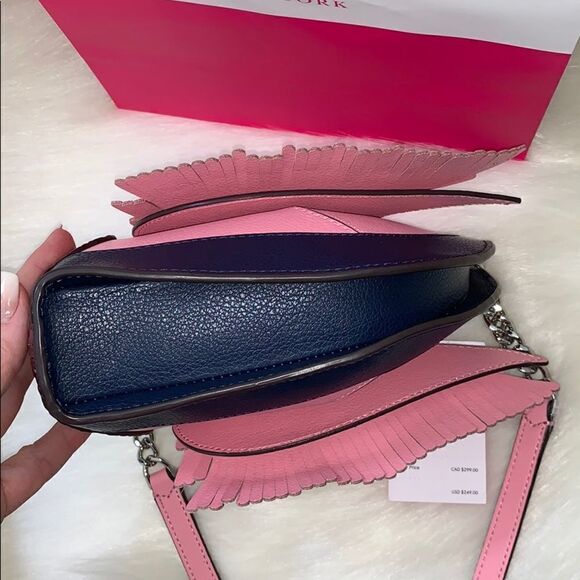 AUTHENTIC KATE SPADE LOVE BIRDS PINK MULTI COLOR CROSSBODY BAG - Picture 6 of 11